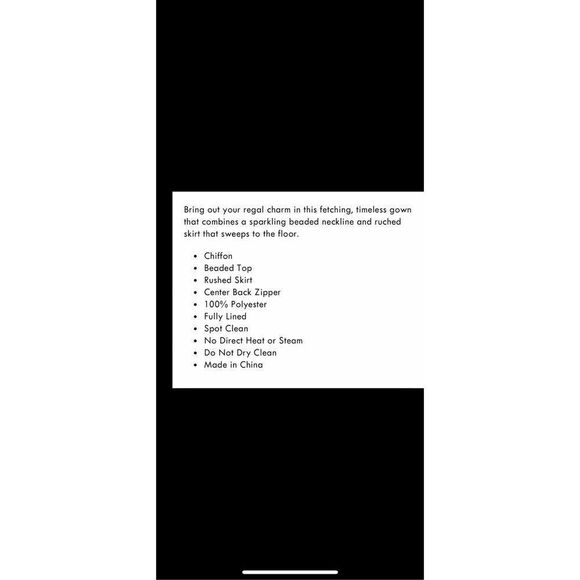 “Paisley “ beaded, mesh gown, ￼by XScape Babyblue stunning !!! size 8. Over $200 - Picture 6 of 16